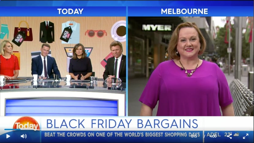 All about shopping Black Friday with Jo Munro TODAY